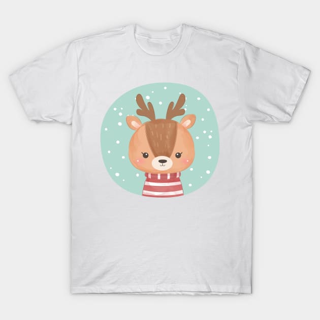 Deer T-Shirt by O2Graphic